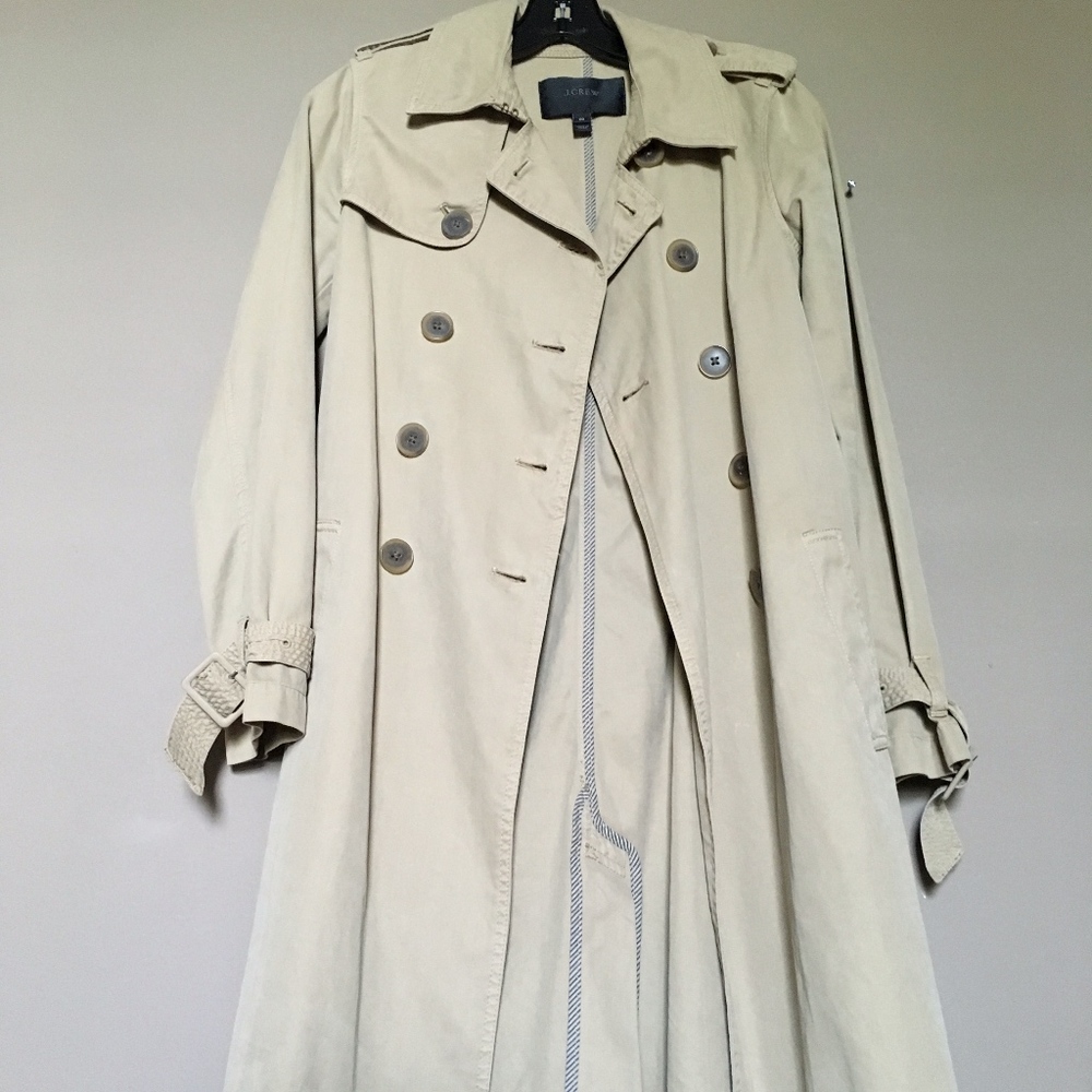J.CREW khaki Trench Coat